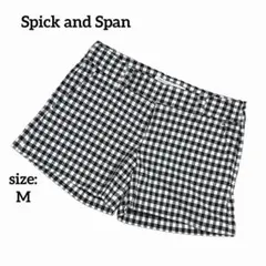 【美品】 スピックアンドスパン ショートパンツ ギンガムチェック 春夏 日本製