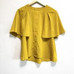 最終値下げ【美品】KEYUCA ケユカ ケープブラウス マスタードイエロー F