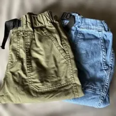 GUキッズ ハーフパンツ2本セット120cm