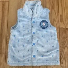 サンリオ 水玉模様 フリーススリーパー　ドラえもん