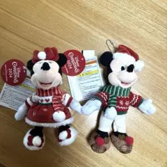 クリスマス ディズニー ぬいぐるみバッジ 2024