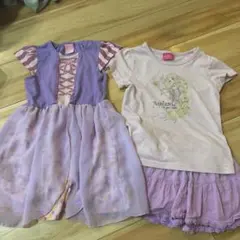 ラプンツェル ワンピース スカパン tシャツ