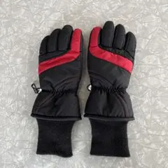 子供用手袋　グローブ　雪遊び スキー 黒 19センチ キッズ