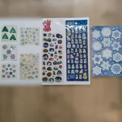 ※希少 ほぼ未使用品※ カミオジャパン 冬 クリスマス シール 平成レトロ