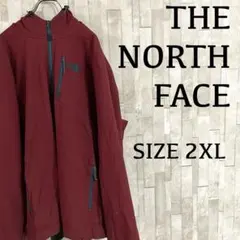 古着 THE NORTH FACE マウンテンパーカー 2XL バーガンディ