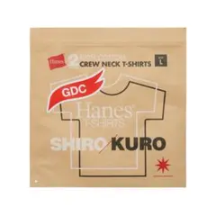 【美品】Hanes GDC SHIRO KURO Tシャツ 2枚組 XLのサムネイル