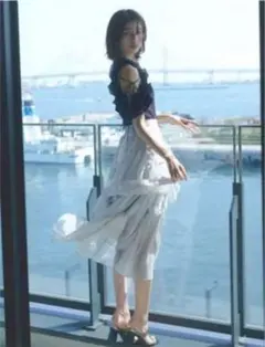 スナイデル SNIDEL ボリュームティアードスカート