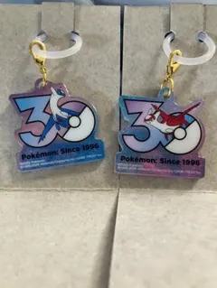 ポケチャーム　３０周年ロゴマスコット　ラティアス ラティオス