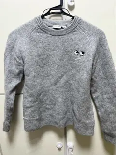 ユニクロ アニヤハインドマーチ セーター 160 ニット グレー キッズ