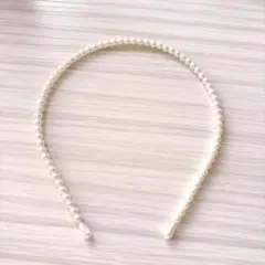 パール カチューシャ