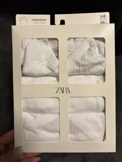 ZARA 半袖ボディスーツ 3枚セット 3-6ヶ月