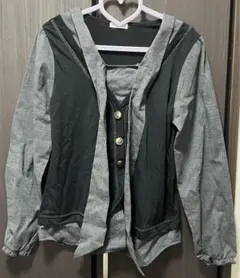 axes femme シャツ チェック　ロリータ