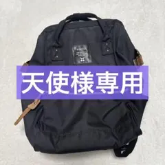 天使様専用　anello アネロ　リュック　S　黒　口金リュック