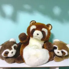 吉徳　あらいぐま　アライグマ　キツネ　ぬいぐるみ　 ファインサクセス　2点セット 吉徳 あらいぐま アライグマ キツネ ぬいぐるみ ファインサクセス 2点