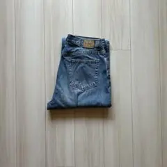 90s オールドカルバンクライン イージーフィットデニム 実寸30×32 縦落ち