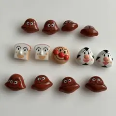 【新品】アンパンマンの仲間達ボタンセット
