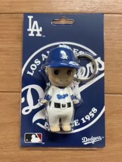 【未開封新品】キーホルダー　ドジャース×キューピー　MLB公認　レア