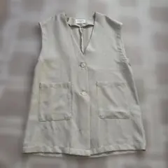 Samansa Mos2 ベージュ ベスト