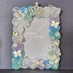 トレカケース　硬質ケース　ホイップデコ　リボン　王冠　花　紫　青　緑①