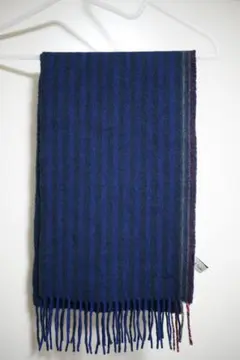 Paul Smith ネイビー ストライプ マフラー