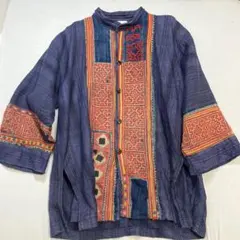 Charl Bangkok 刺繍入りシャツ ハンドメイド