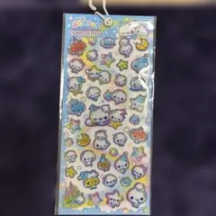 正規品】 ぷくぷくあわわちゃん　あわわちゃんキャンディグリッターシール