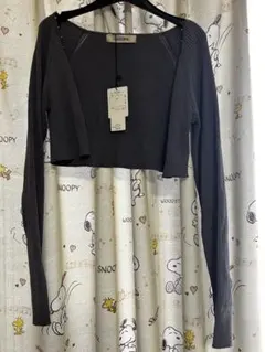 COCODEAL ビジュークロップドニットカーディガン