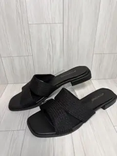 OPAQUE.CLIP 美品 レディース サンダル ブラック Lサイズのサムネイル