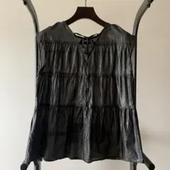 【定価5300円:新品】SM2 ティアードブラウス