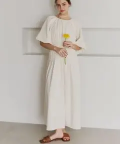 OLUN きりまる オルン ウエストギャザーワンピース - メルカリ