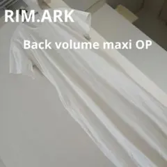 RIM.ARK Back volume maxi OP　ホワイトのサムネイル