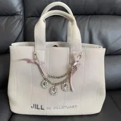 JILL by JILL STUART ジュエルリボントートバッグ　ベージュ