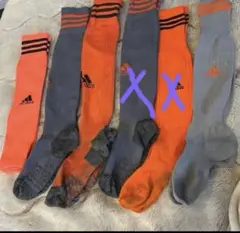 サッカーソックス6足セット