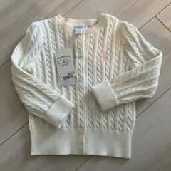 Ralph Lauren 90サイズ　ケーブルニット コットン カーディガン