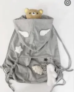 myorang ミョラン ベアーフードバックパック ウィッシュコア ナップサック
