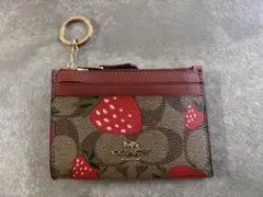 COACH NewYork 苺 コインケース・小銭入れ