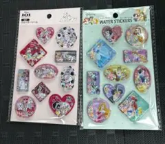 ディズニー　101匹わんちゃん　プリンセス　ウォーターシール　　2枚セット