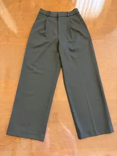 ユニクロ　ワイドパンツ ブラックM