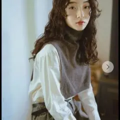 HAU ニットベスト　ネックウォーマー　CLASCA