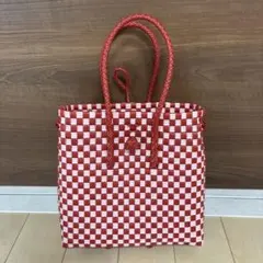 バッグ MEKEARISA Panini gingham Poppy MEKEARISA Panini gingham Poppy - メルカリ