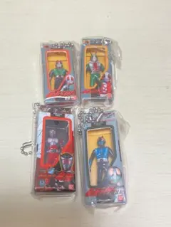 仮面ライダー ソフビパッケージチャーム シークレット含む4個セット