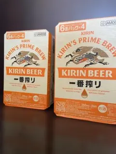 KIRIN一番搾り　350ml×24缶 × 2 箱 （ 合計 48 本 ）のサムネイル