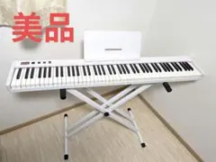ピアノスタンドセット NikoMaku 88鍵盤 SWAN-S 日本語表記 白 - メルカリ