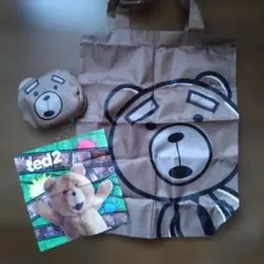 Ted エコバッグ＆クロス