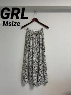GRL プリーツスカート アニマル柄 Mサイズ