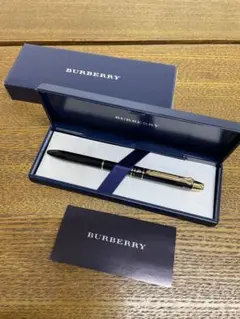 極美品　BURBERRY ネイビー シャープペンシル 楽天市場】BURBERRY(バーバリー) 2色ボールペン シャーペン 紺