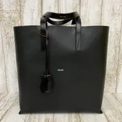 HALON ブラック トートバッグ ポーチ付き - メルカリ