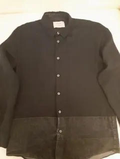 美品‼️STUDIOUS ブラックシャツ サイズ2のサムネイル