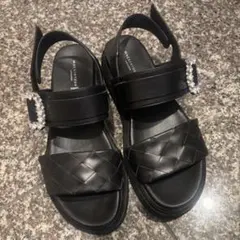 MACKINTOSH LONDON ビジューサンダル ブラックのサムネイル