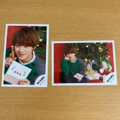 大橋和也 なにわ男子　公式写真 グリーティングフォト　クリスマス